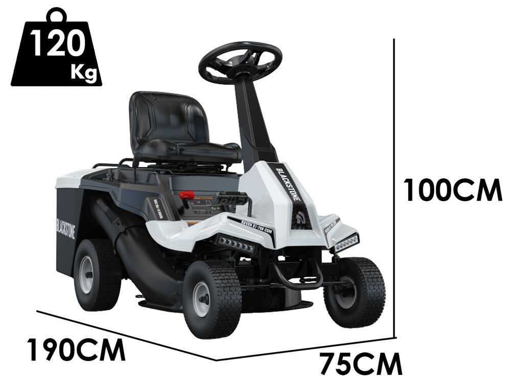 Blackstone RAVEN 61 750 CSM Trattorino tagliaerba mini rider Motore da 224cc Avviamento elettrico