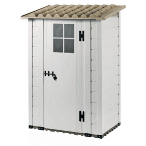 Garofalo Tuscany Evo 100 - Casetta da giardino - Con finestra e porta ad anta singola - 122.5x82.5x201 cm