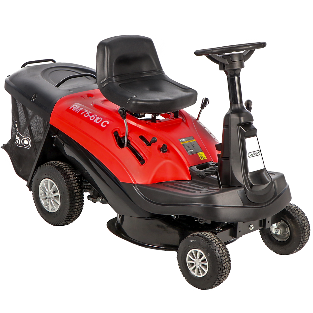 Geotech RM 75 610 C Trattorino tagliaerba mini rider Motore da 224cc Avviamento elettrico