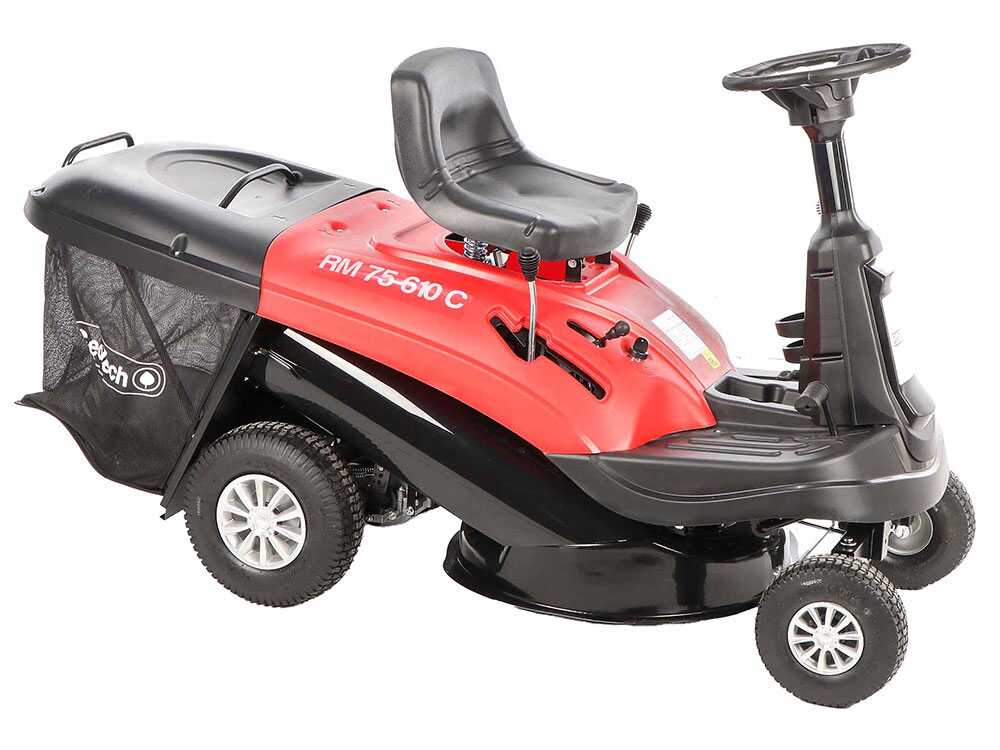 Geotech RM 75 610 C Trattorino tagliaerba mini rider Motore da 224cc Avviamento elettrico