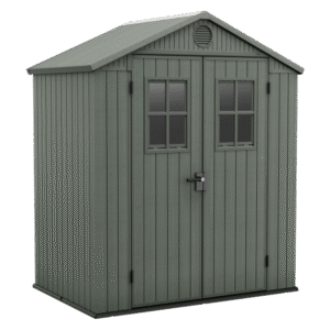 Keter Darwin verde - Casetta da giardino - Con finestre frontali - 190x122x221 cm
