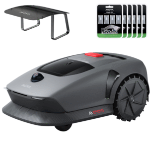 PROMO MOVA 600 Robot Tagliaerba Senza impianto Con Kit 81 lame di ricambio