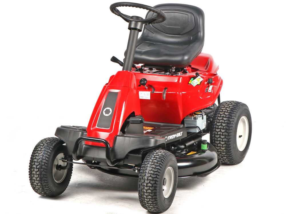 Troy Bilt TB 76T S Trattorino tagliaerba con scarico laterale Motore da 382cc Avviamento elettrico